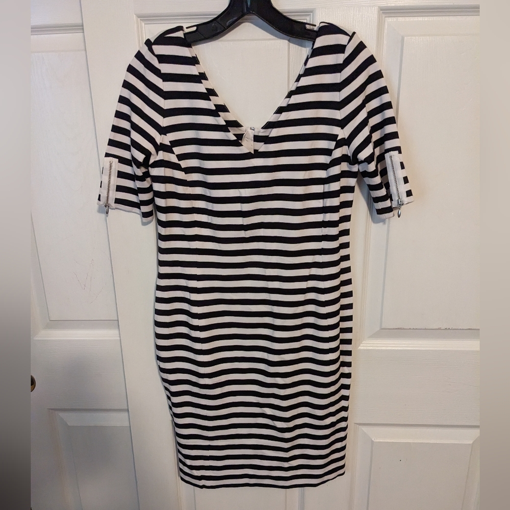 NWT Banana Republic Striped Dress, Sz 8